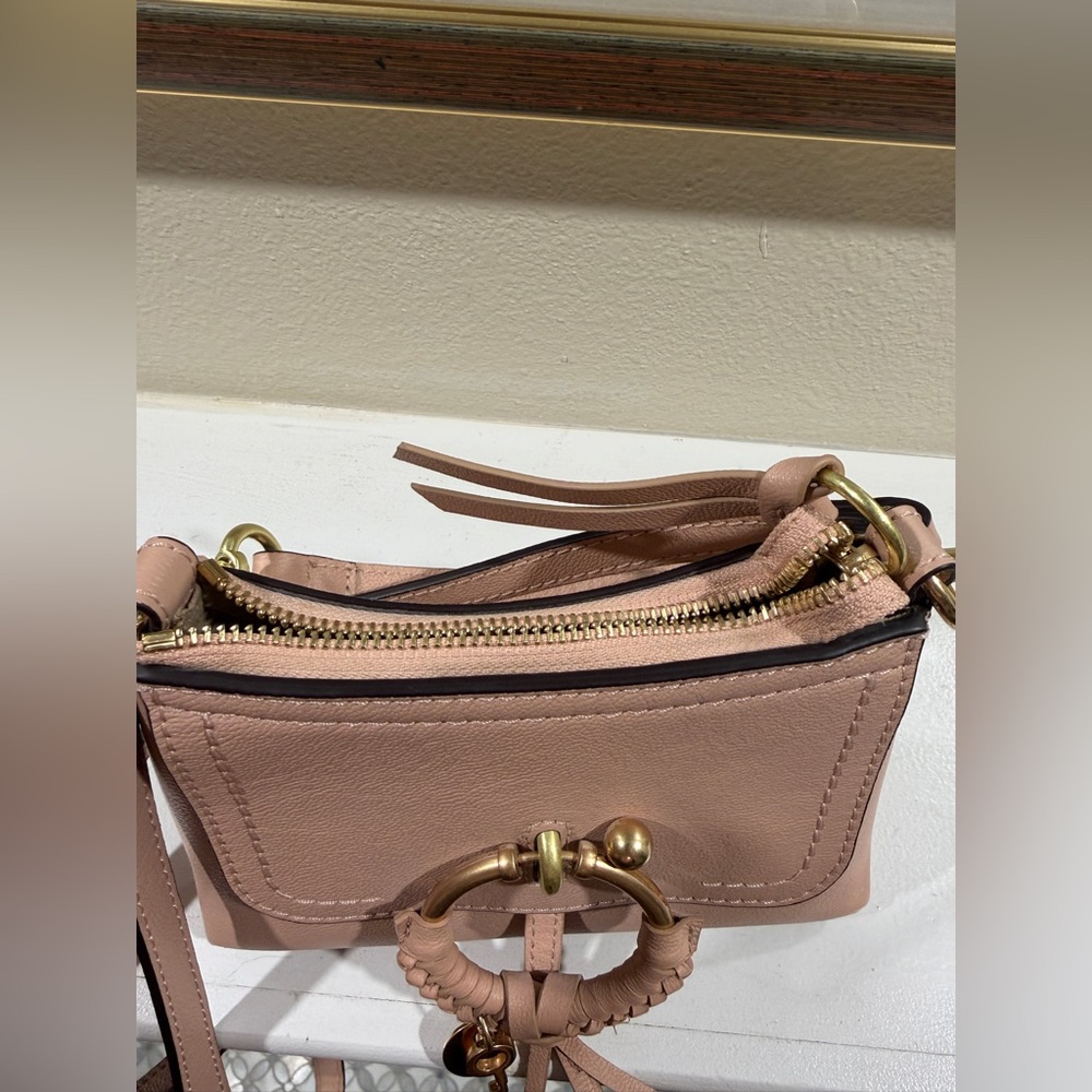SEE BY CHLOE: MINI JOAN BAG IN BLUSH PINK - Picture 6 of 11